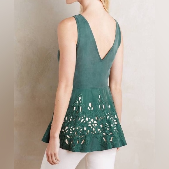 Anthropologie Lace Cutout Tunic - Picture 2 of 8